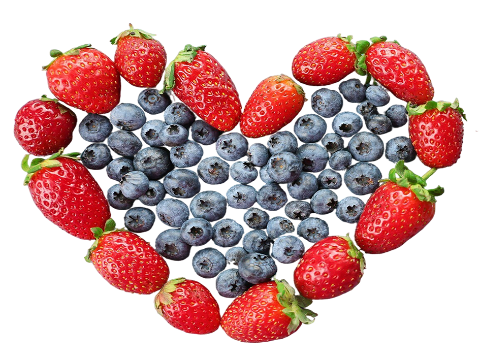 Erdbeeren und Heidelbeeren die Vitaminbombe
